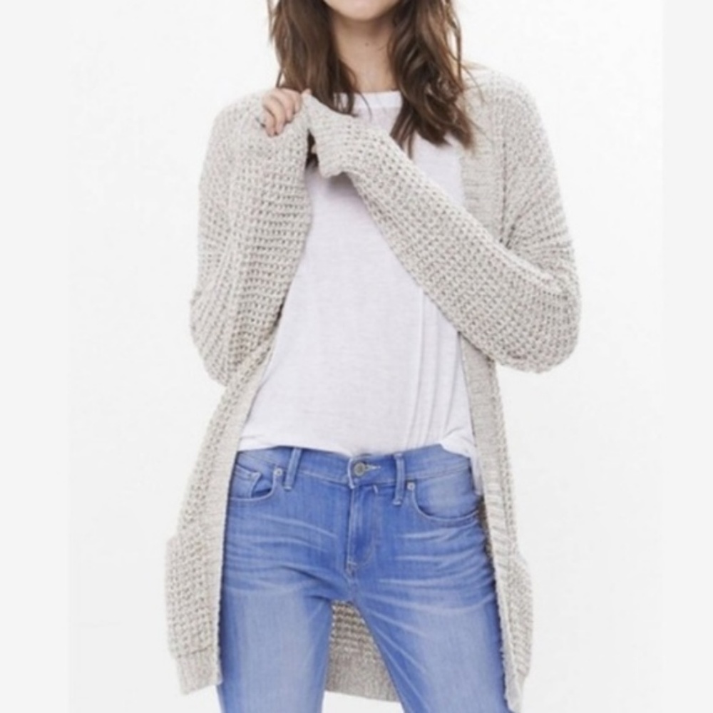 Express Oversized Knit Cardigan